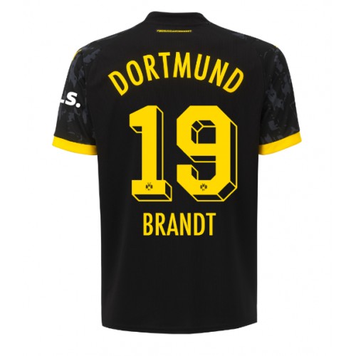Pánský Fotbalový dres Borussia Dortmund Julian Brandt #19 2023-24 Venkovní Krátký Rukáv